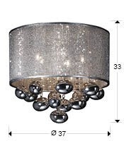 PLAFONIERA LED ANDROMEDA 174213 DESIGN MODERN - SCHULLER - Img 3