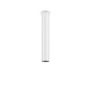 PLAFONIERA LOOK PL1 H40, ALB, DIN METAL, STIL MODERN
