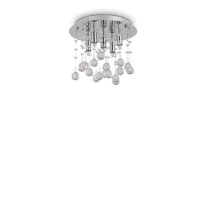 PLAFONIERA MOONLIGHT PL5, CROM, DIN METAL, STIL MODERN