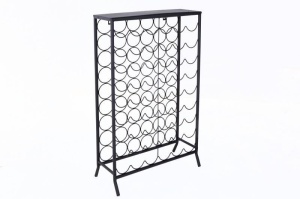 RAFT/SUPORT DEPOZITARE STICLE, STORAGE 100CM, COD 40861, DIN METAL, STIL INDUSTRIAL - Img 6