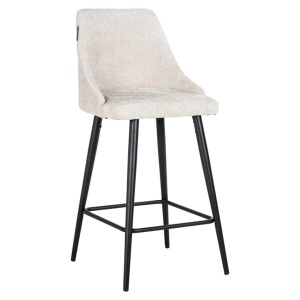 SCAUN DE BAR BROOKE UNICORN CREAM, S4700, CONFECTIONAT DIN 100% POLIESTER SPUMA SI METAL, RICHMOND INTERIORS - Img 2