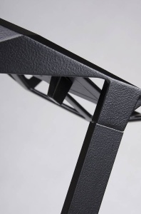 SCAUN DE BAR SPLIT PREMIUM NEGRU, DIN ALUMINIU, STIL MODERN, ARTIM GROUP SELECTION - Img 5
