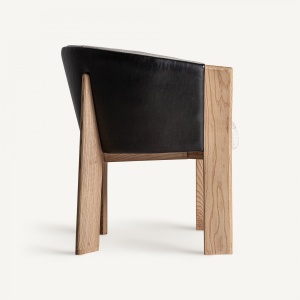SCAUN DEOSEBIT, NARA, DIN LEMN, PIELE SI STOFA, ARTIM GROUP SELECTION - Img 3