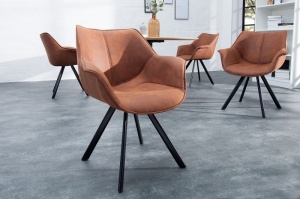 SCAUN, MARO ANTICHIZAT PENTRU BIROURI/SALI DE CONFERINTA DUTCH RETRO, COD 37613, DESIGN RETRO VINTAGE