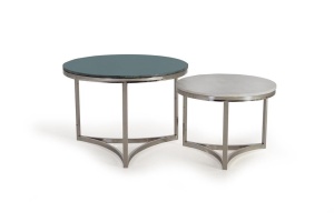SET 2 MASUTE DE CAFEA BRUNO, MULTICOLORE, DIN MARMURA SI INOX, STIL MODERN