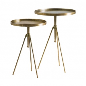 SET 2 MASUTE DE CAFEA REF. 24951, DIN METAL, STIL VINTAGE, VIC