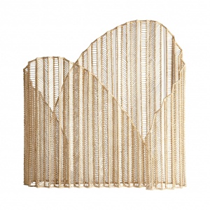 SET 2 PARAVANE PLISSÉ REF. 28398, DIN RATTAN SI METAL, STIL MODERN, VIC