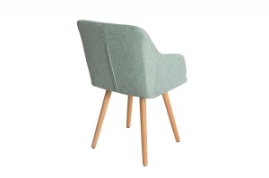 SET 2 SCAUNE, TEXTIL VERDE, SCANDINAVIA, DESIGN SCANDINAV - Img 4