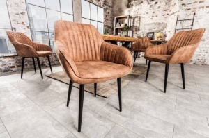 SET 2 SCAUNE, TURIN MARO VINTAGE DESCHIS, DIN METAL SI MICROFIBRA