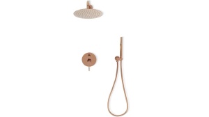 SET DE DUS INCASTRAT REA LUNGO + BOX, AURIU ROSE, DIN ALAMA, CALITATE SUPERIOARA - Img 2
