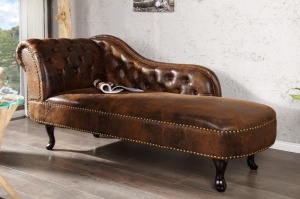 SOFA MARO ANTICHIZAT STIL ENGLEZESC CHESTERFIELD 21628 - DESIGN VINTAGE