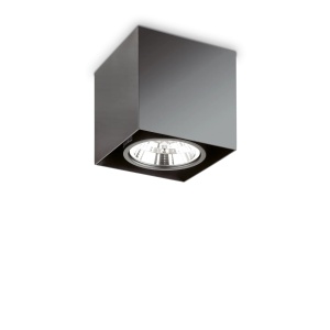 SPOT MOOD PL1 D15 SQUARE, NEGRU, DIN METAL, STIL MODERN