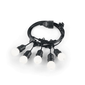SUSPENSIE FIESTA SP5, NERO, DESIGN MODERN, IDEAL LUX - Img 2