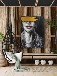 TABLOU CANVAS ANTIFAZ, 90x120 CM, STIL MODERN