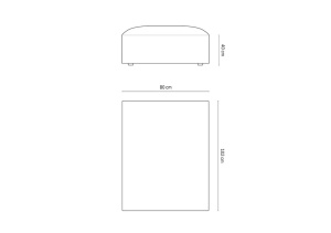 TABURET JODIE, 80 CM, DIVERSE CULORI SI MATERIALE, DESIGN DEOSEBIT - Img 17