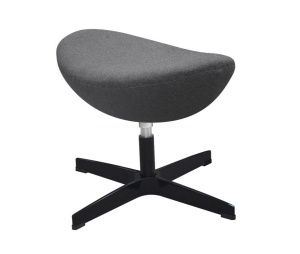 TABURET-SUPORT PENTRU PICIOARE GRAFIT EGG CLASSIC BLACK STIL MODERN B2