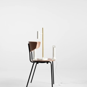 VEIOZA TREVO, 54 CM, ALAMA/ALB, DIN METAL, STIL MODERN - Img 3