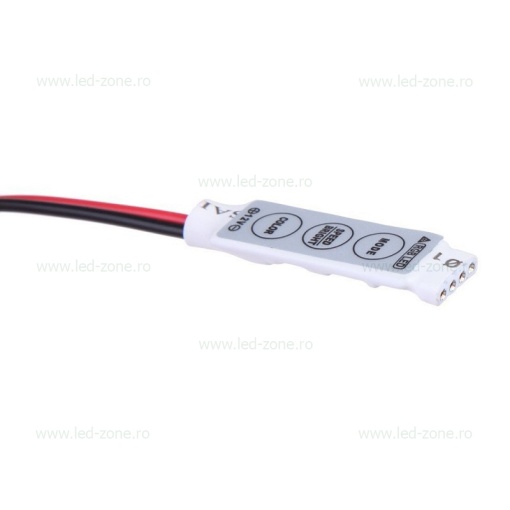 Mini Controller Banda LED RGB 6A 72W 3 Taste