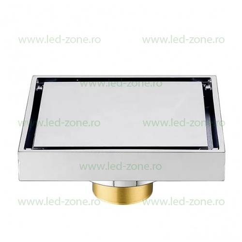 Sifon De Pardoseala Cu Sistem Antimiros Cromat LZ8764D