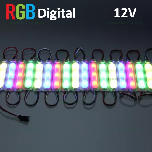 Set 20 Module LED 3xSMD5050 RGB Digital 12V LZ2131