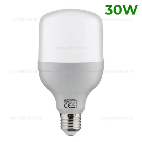 Bec LED E27 30W Dispersor Mat Plastic TORCH