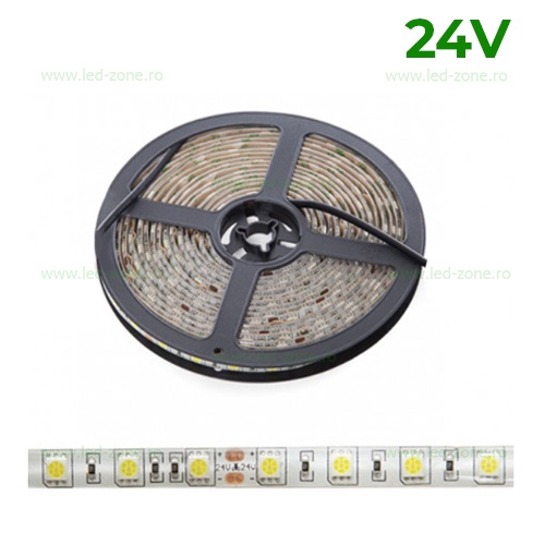 Banda LED 5050 60 SMD/ML Silicon 24V