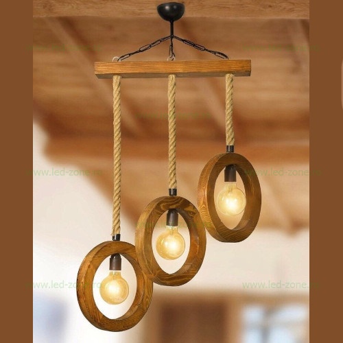 Lustra Rustic 3 Socluri E27 LZ8078