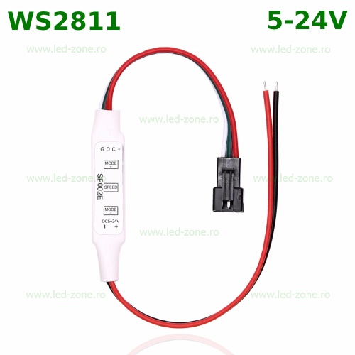 Mini Controller Banda LED Digitala IC 5-24V
