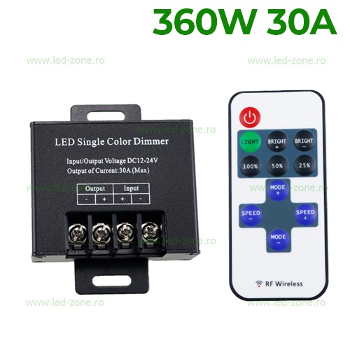 Variator Banda LED 360W RF Telecomanda Slim