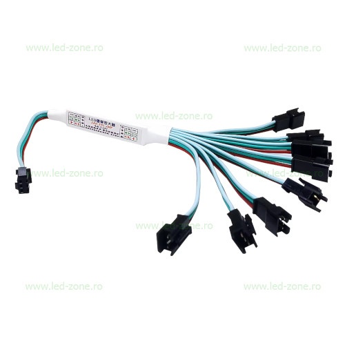 Amplificator Banda LED IC Digitala 8 Iesiri