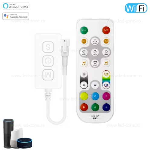 Controller Wi-Fi Banda LED RGB Digitala SP548E Muzical