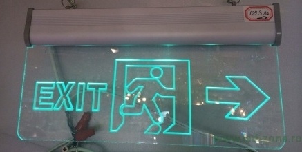 Indicator LED Exit Dreapta Acril
