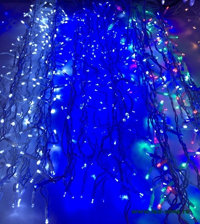 Instalatie LED Perdea Turturi 2x2m Lumina Statica