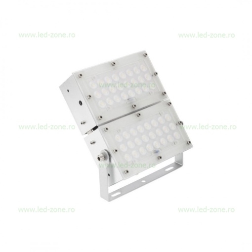 Proiector LED 100W Slim Alb Modular Profesional