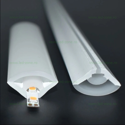 Clema Fixare Profil Flexibil Colt Silicon 16x16mm