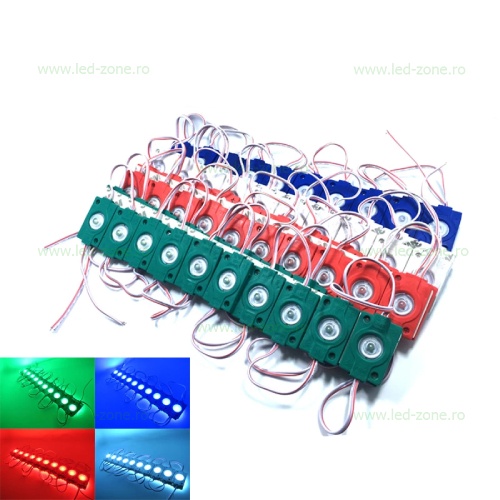 Set 20 Module LED SMD3030 cu Lupa 12V
