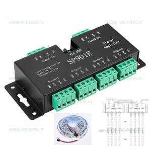 Amplificator Banda LED Pixel Digitala SP901E - Img 3