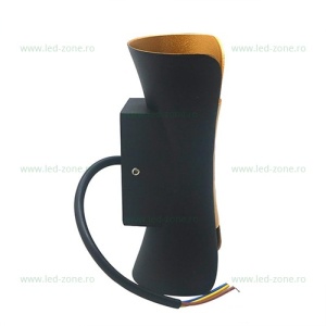 Aplica LED 2x3W Exterior Auriu LZ75811 - Img 2