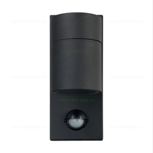 Aplica LED 3W Exterior cu Senzor RIGA 5 Neagra - Img 6