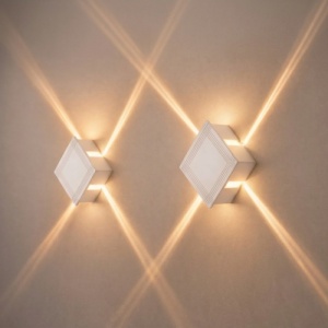 Aplica LED 4x2W Exterior Alba Patrata