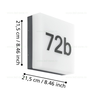 Aplica LED 8W Exterior Senzor CORNALE  - Img 7