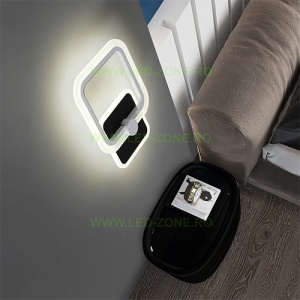 Aplica LED Moderna 24W Patrata 3 Functii LZ6021F - Img 1