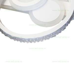 Aplica LED Moderna 35W Rotunda Cristal 3 Functii LZ3913 - Img 2