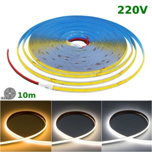 Banda LED COB 296 LED/ML Interior 220V Rola 10m - Img 2