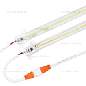 Banda Rigida LED IP63 77 SMD 100cm 220V 1 Rand - Img 1