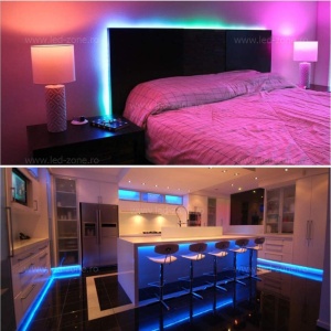 Banda Rigida LED RGB 5050 60SMD/ML Interior 100cm 12V - Img 3