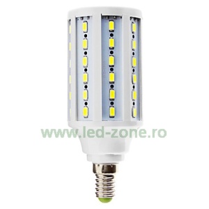 Bec LED E14 12W Corn SMD5730