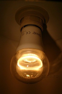 Bec LED E27 10W Glob Clar Dimabil - Img 3
