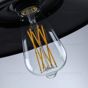 Bec LED E27 12W Filament Para Clar ST64 - Img 2