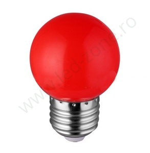 Bec LED E27 1W Glob Mat Color - Img 3